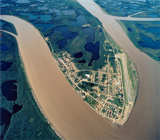 Aklavik Overhead Image